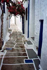 Calle caracter�stica de Ios