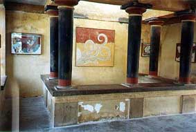 Interior del Palacio de Knosos
